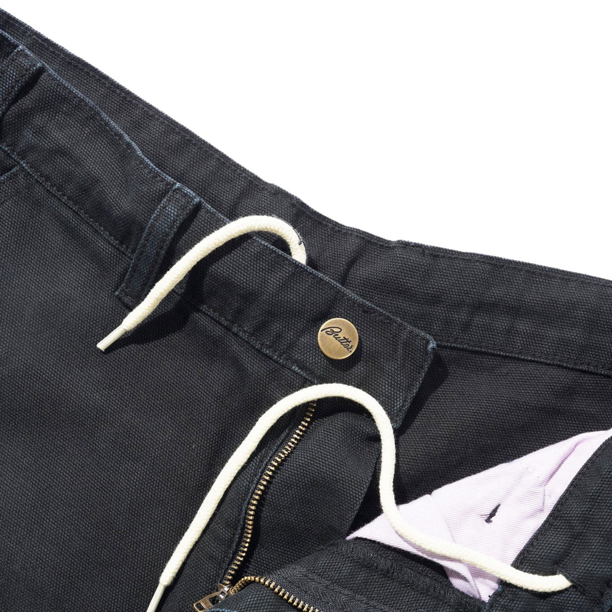 Butter Goods Work Shorts - Washed Black