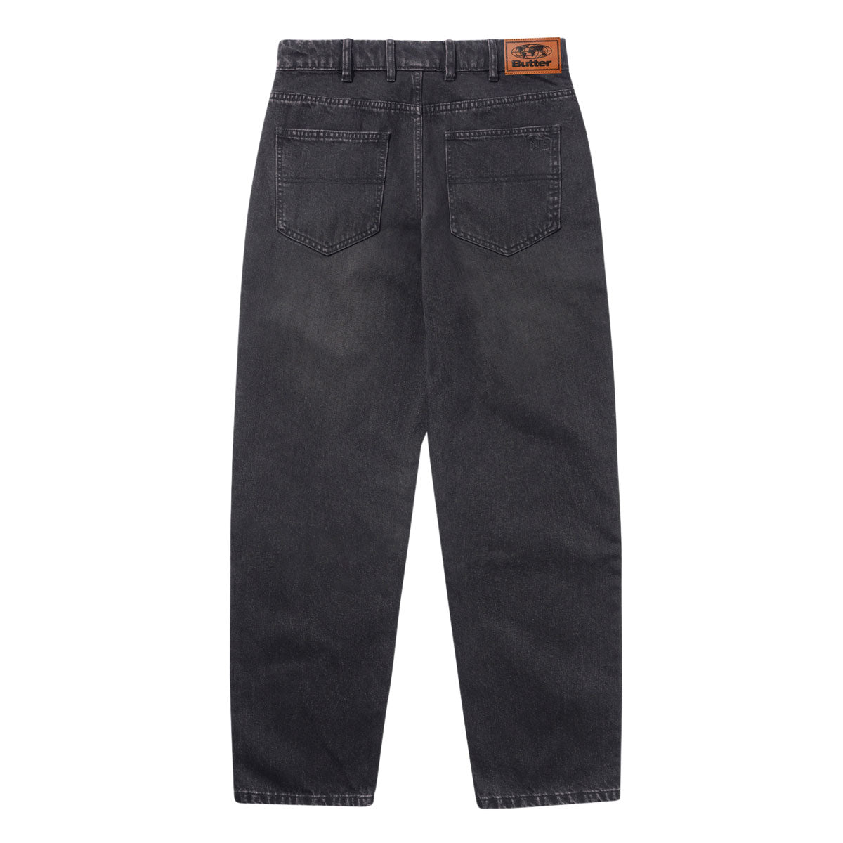 Butter Goods Straight Leg Denim Jeans - Tinted Black