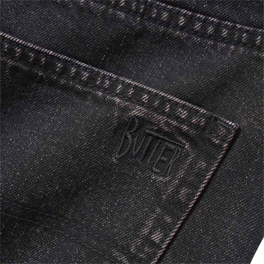 Butter Goods Straight Leg Denim Jeans - Tinted Black