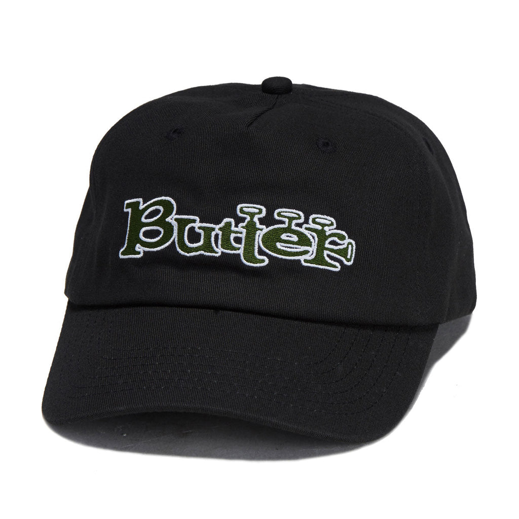 Butter Goods Trumpet 5 Panel Hat - Black