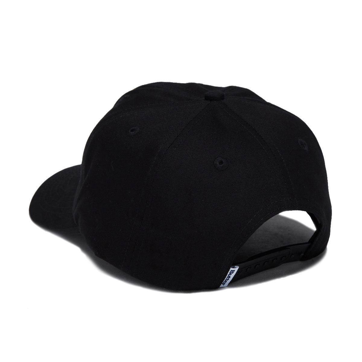 Butter Goods Collegiate 6 Panel Hat - Black