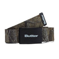 Butter Goods Logo Woven Belt - Forest Camo