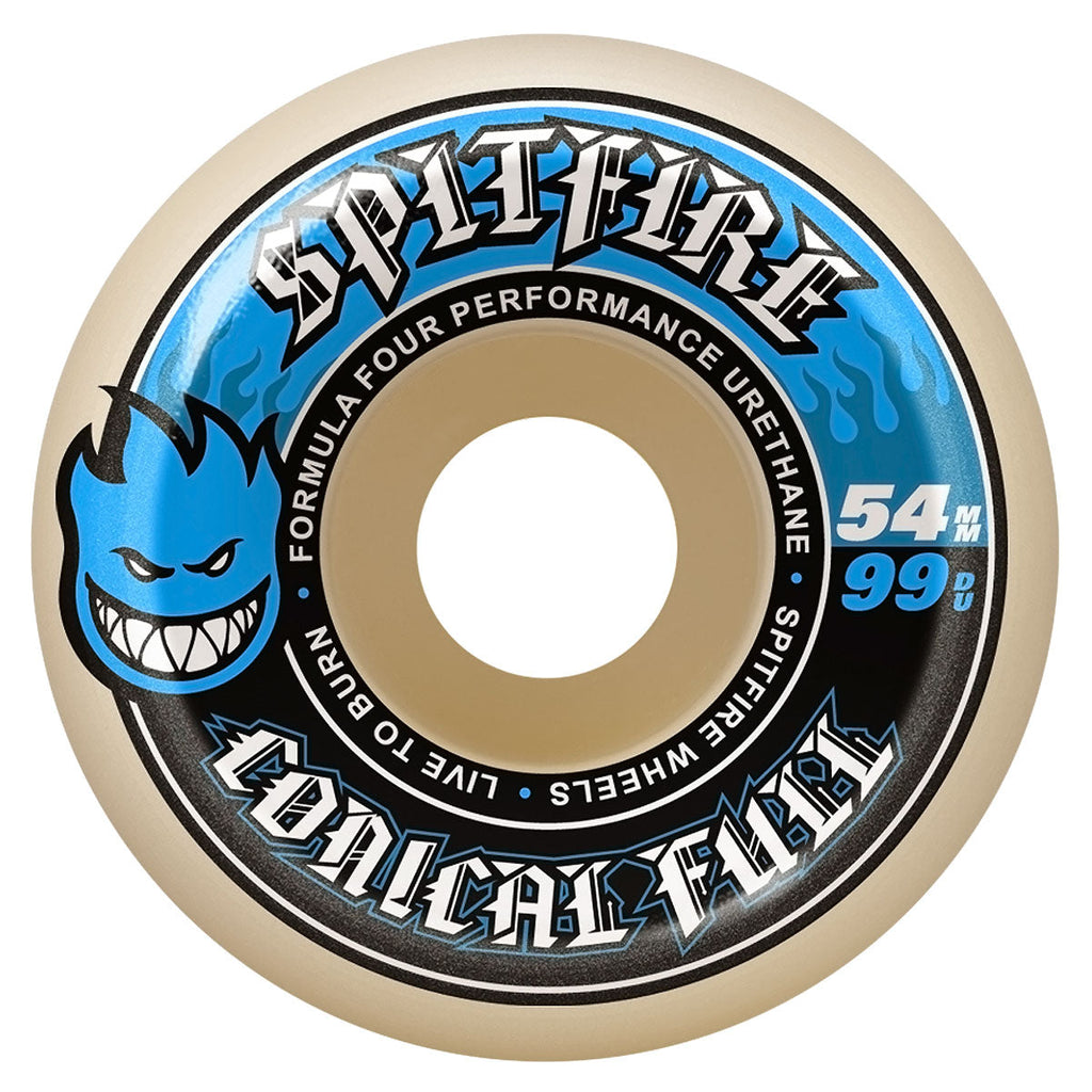 Spitfire F4 99d Conical Full Skateboard Wheels - 54mm