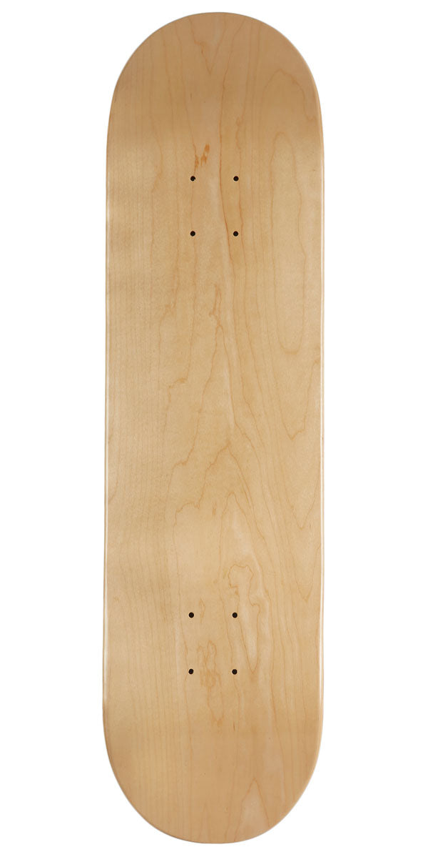 Blank Maple 7 Ply Resin Skateboard Deck - 7.75"