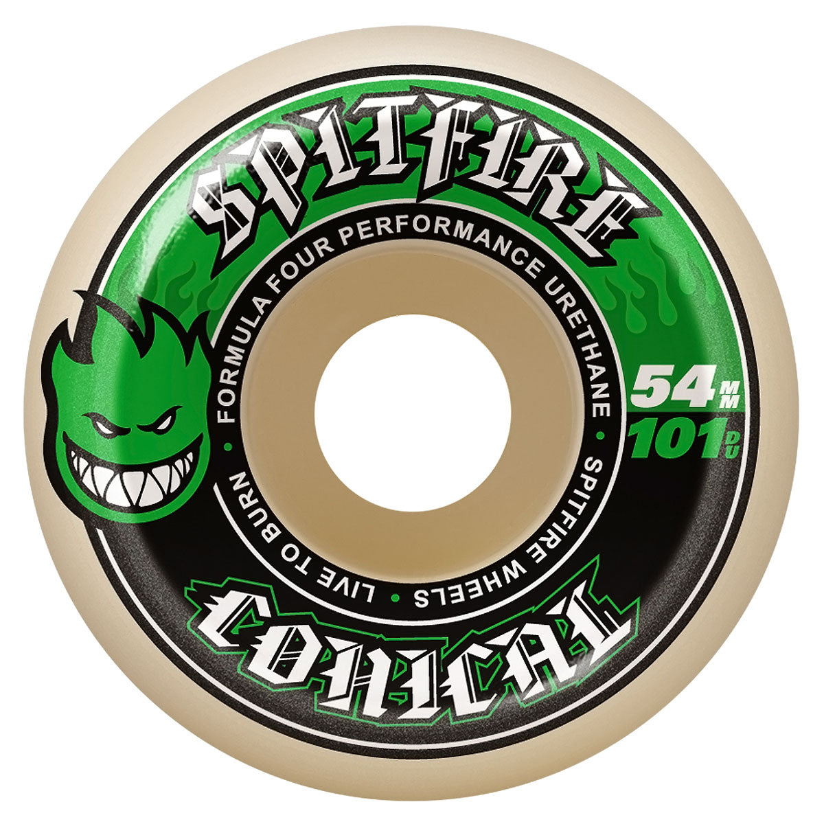 Spitfire F4 101d Conical Skateboard Wheels - 54mm