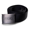 Baker Brand Logo Web Belt - Black