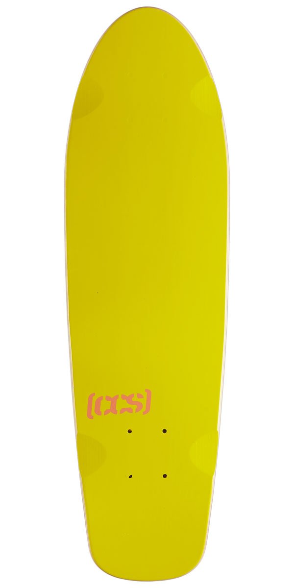 CCS Logo Cruiser Skateboard Deck - Yellow - 8.00"