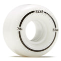 CCS Cruiser 78a Skateboard Wheels - White - 52mm