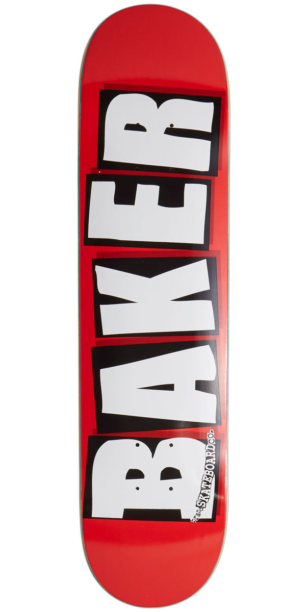 Baker Brand Logo Skateboard Deck - White - 7.30"