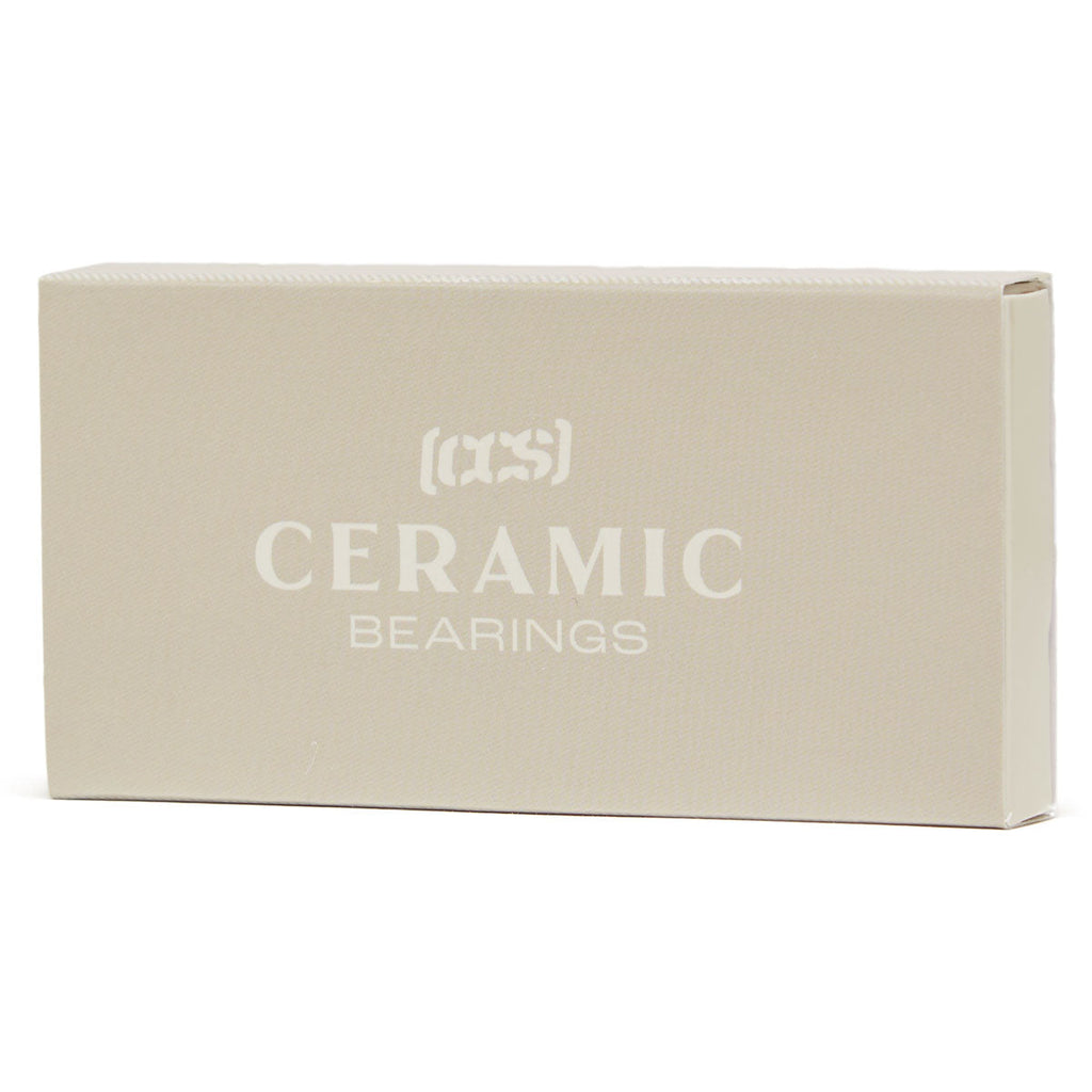 CCS Ceramic Skateboard Bearings - White
