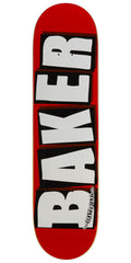 Baker Brand Logo Skateboard Deck - White - 8.00"