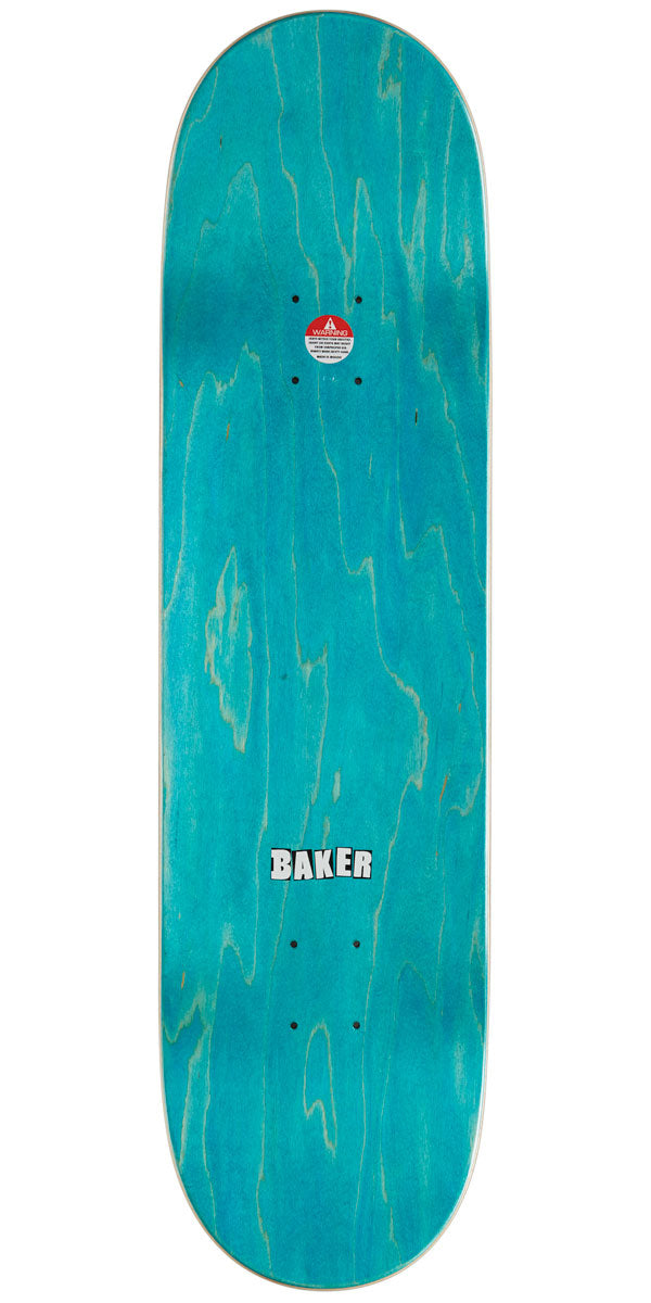 Baker Brand Logo Skateboard Deck - White - 8.50"