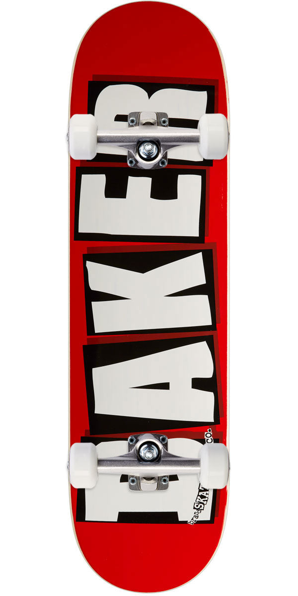 Baker Brand Logo Skateboard Complete - White - 8.50"
