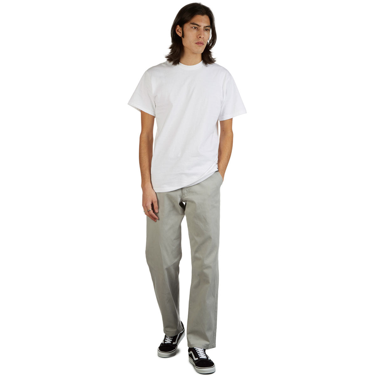 CCS Relaxed Stretch Chino Pants - Dove Grey