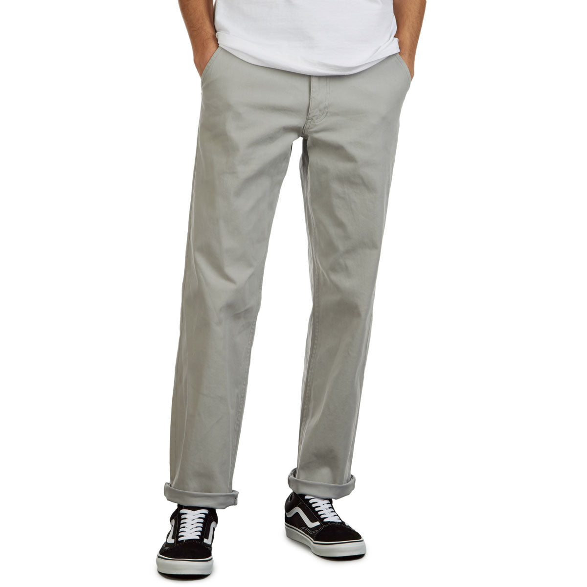 CCS Relaxed Stretch Chino Pants - Dove Grey