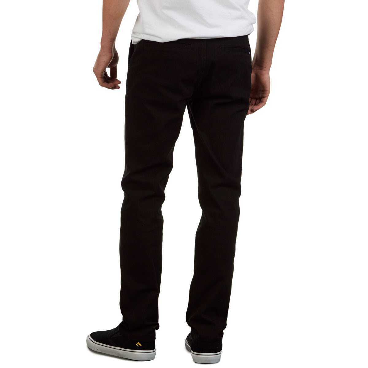 CCS Slim Stretch Chino Pants - Black
