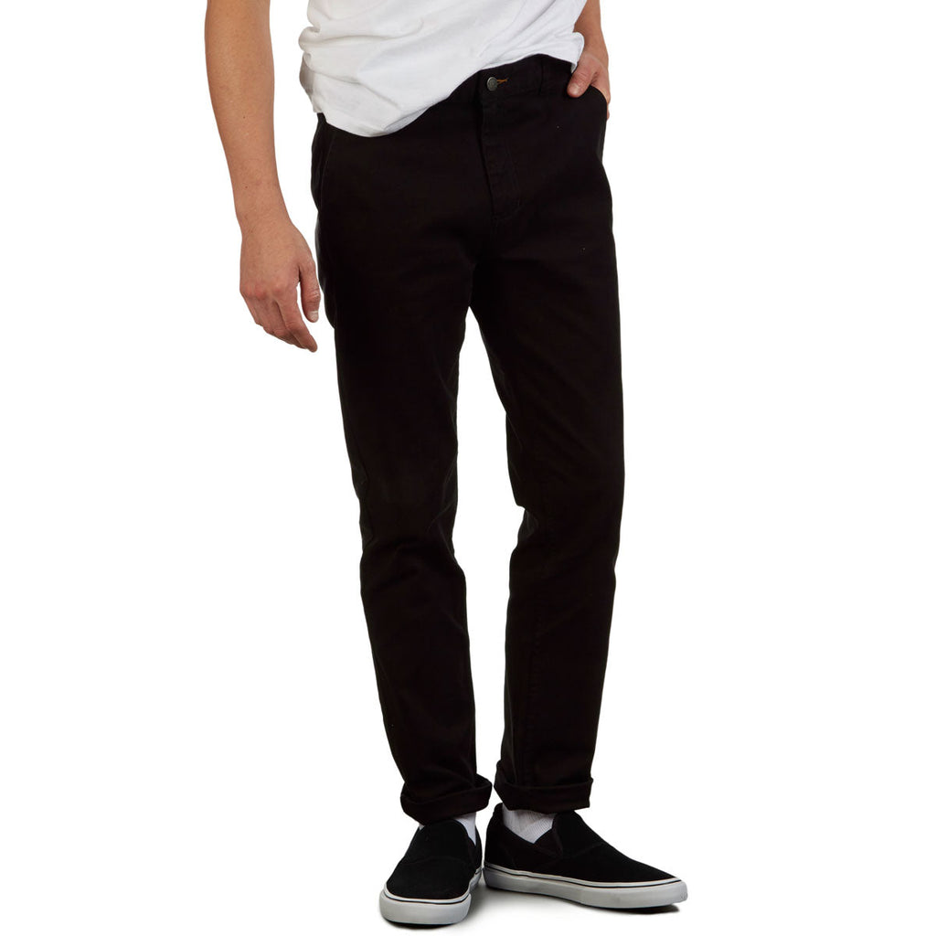 CCS Slim Stretch Chino Pants - Black