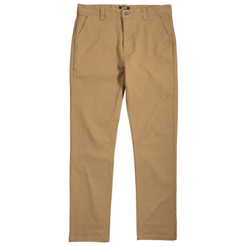CCS Slim Stretch Chino Pants - Khaki