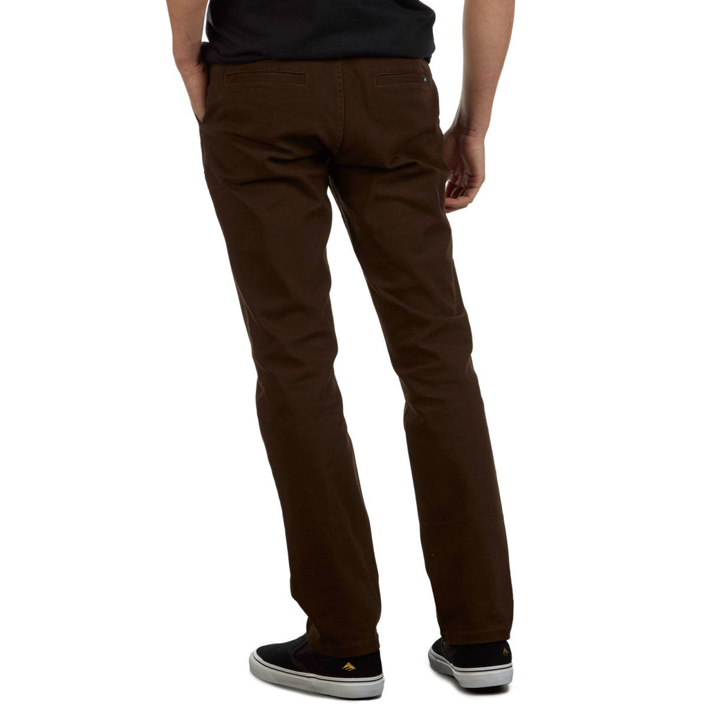 CCS Straight Stretch Chino Pants - Brown