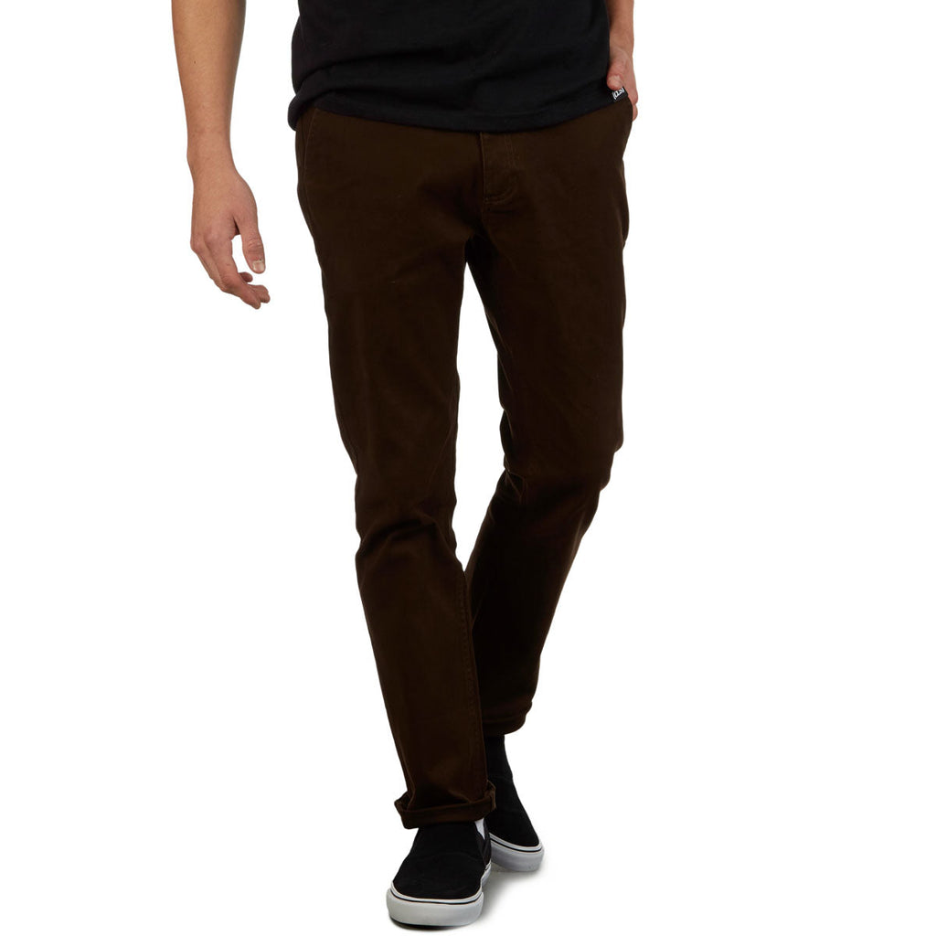 CCS Straight Stretch Chino Pants - Brown