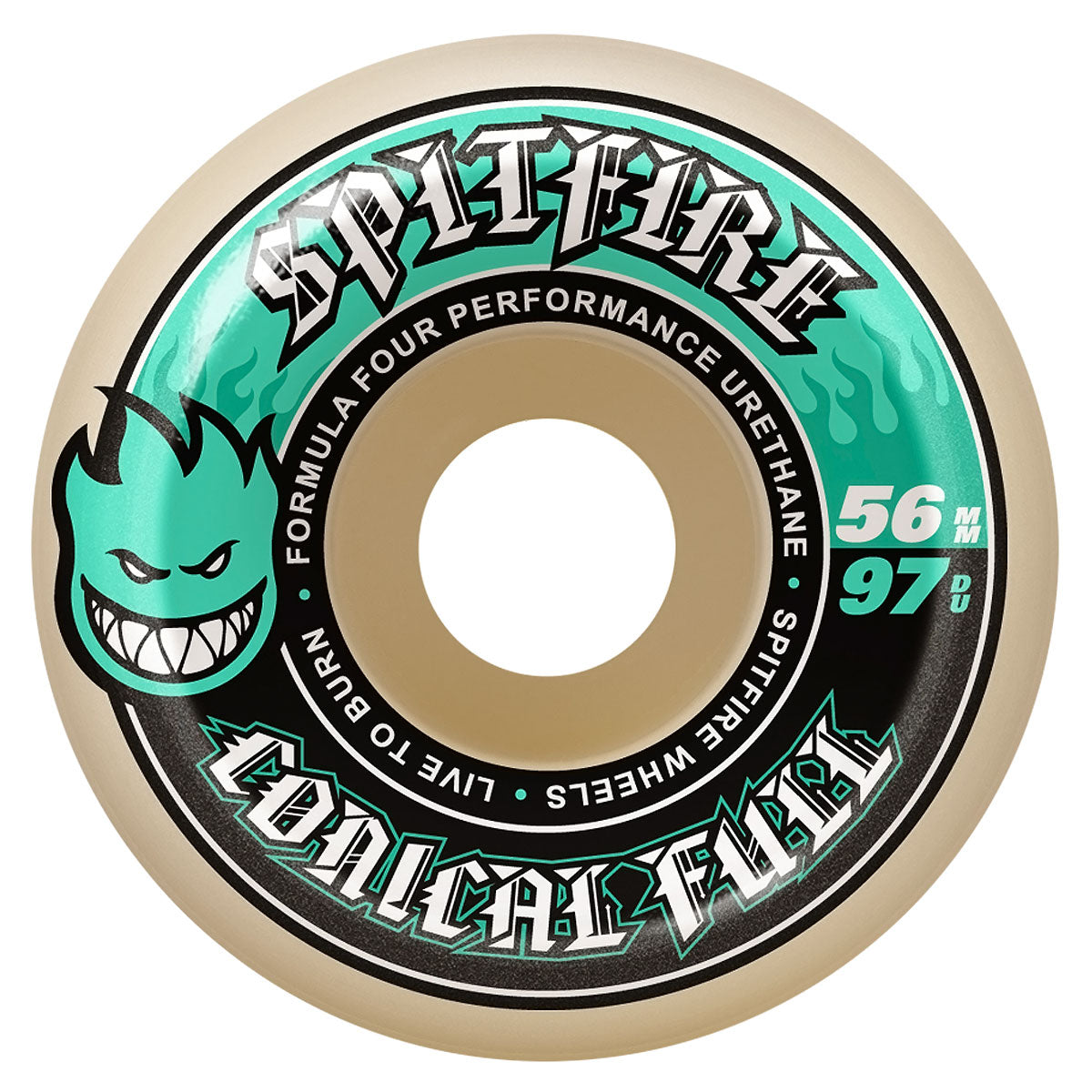 Spitfire F4 97d Conical Full Skateboard Wheels - 56mm