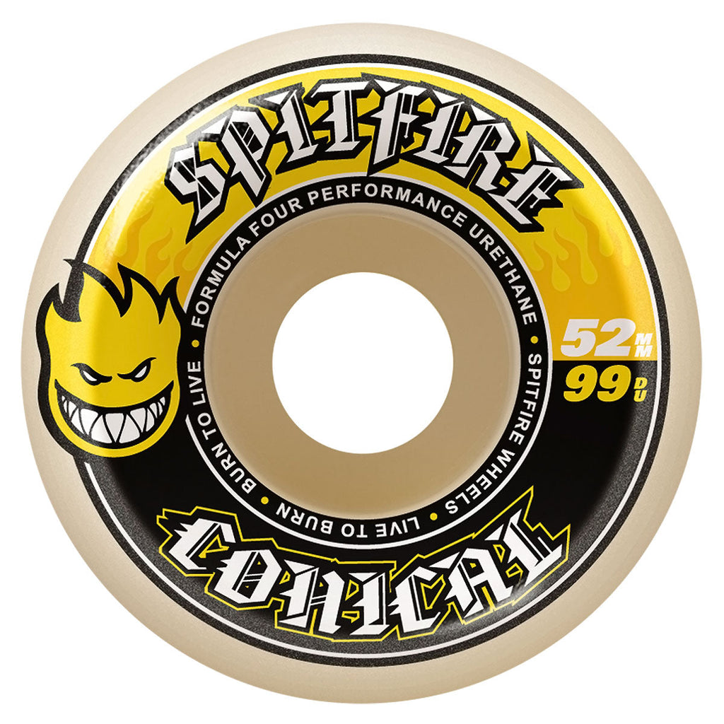 Spitfire F4 99d Conical Skateboard Wheels - 52mm