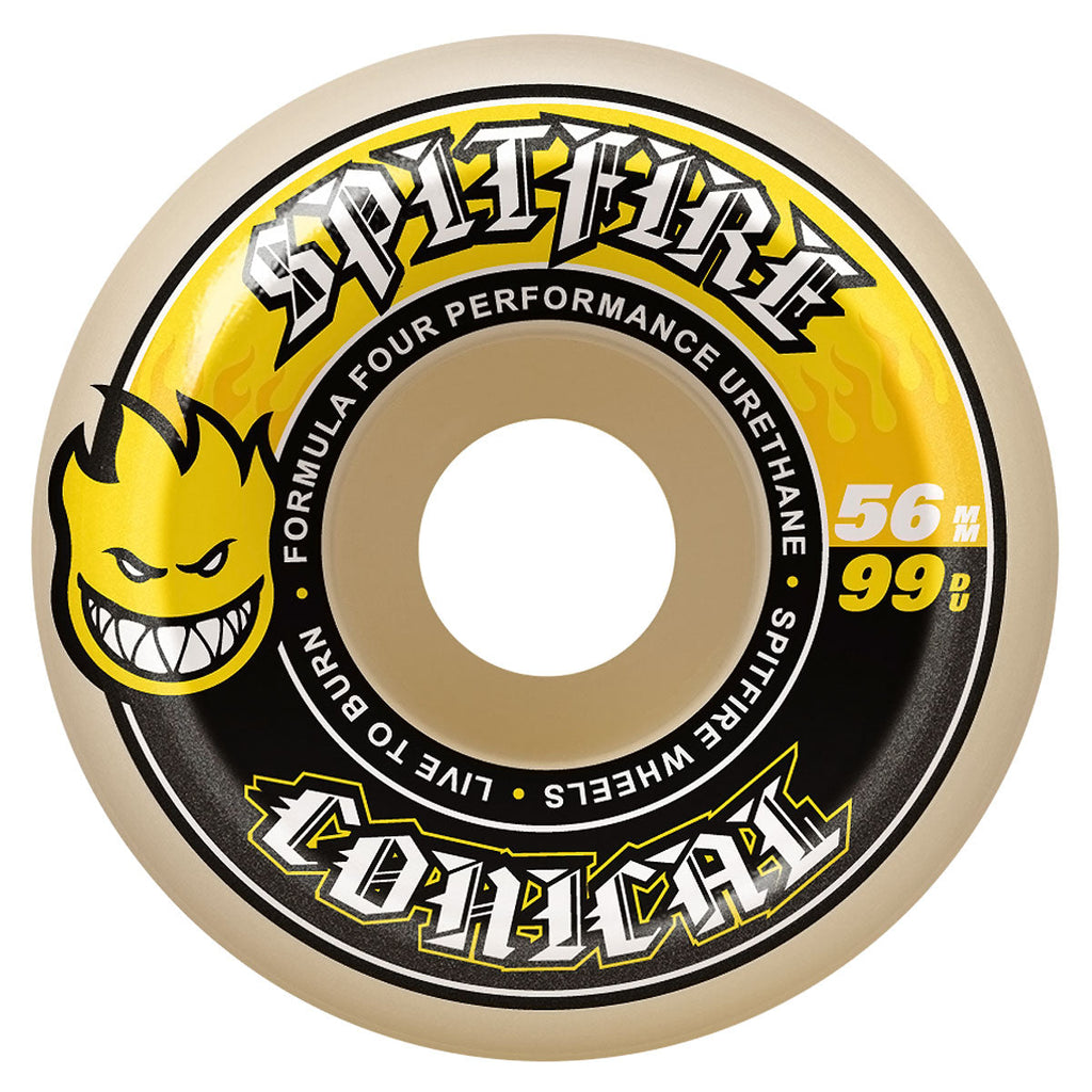 Spitfire F4 99d Conical Skateboard Wheels - 56mm