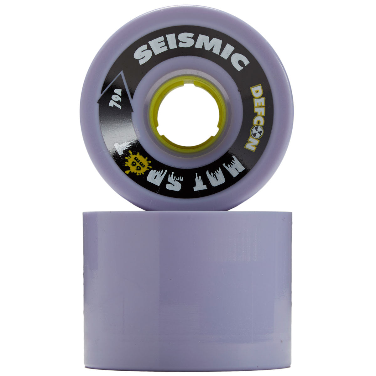 Seismic Hot Spot 79a Longboard Wheels - Plum - 66mm