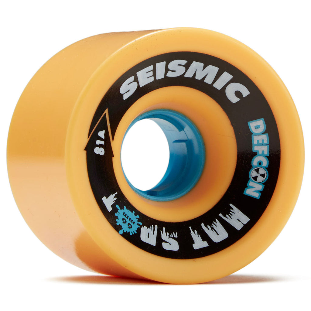 Seismic Hot Spot 81a Longboard Wheels - Mango - 66mm