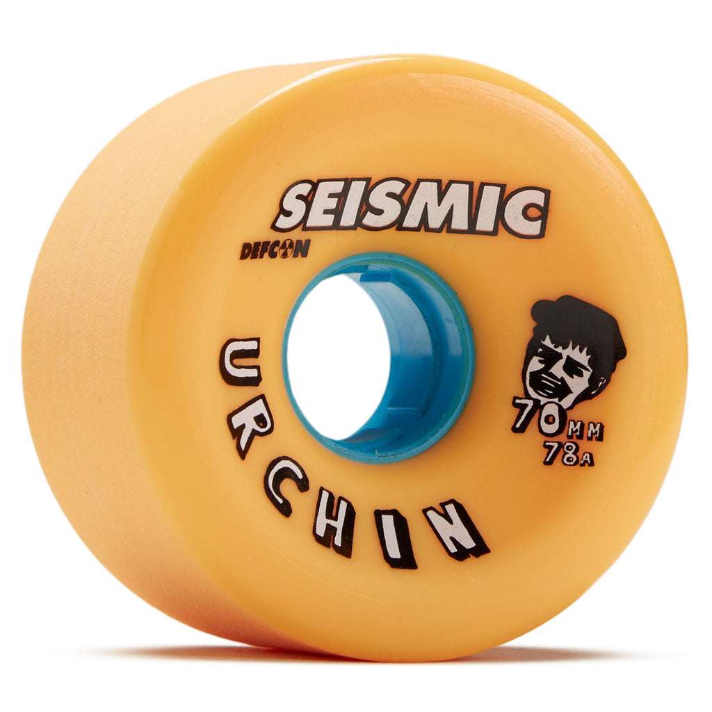 Seismic Urchin 78.5a Longboard Wheels - Mango - 70mm