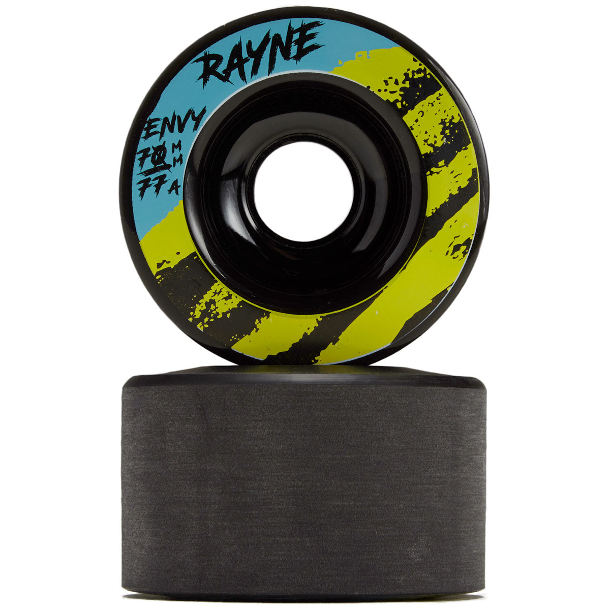 Rayne Envy V2 77a Longboard Wheels - Black - 70mm