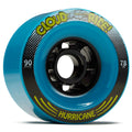 Cloud Ride Hurricanes 78a Longboard Wheels - Blue - 90mm