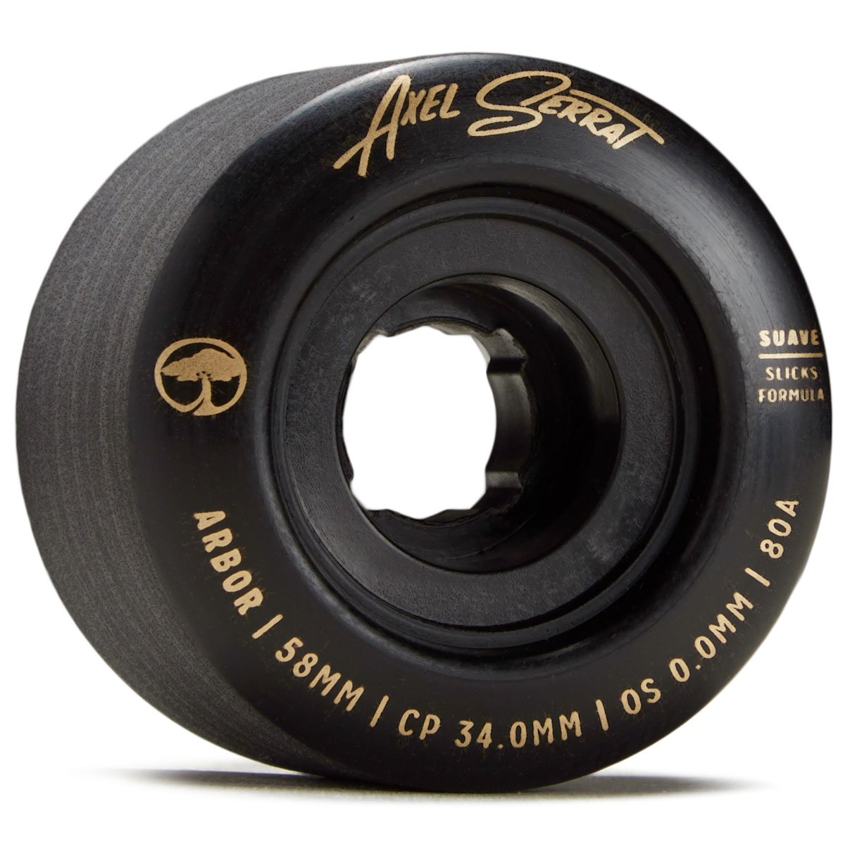 Arbor Suave Axel Serrat 80a Longboard Wheels - Black - 58mm