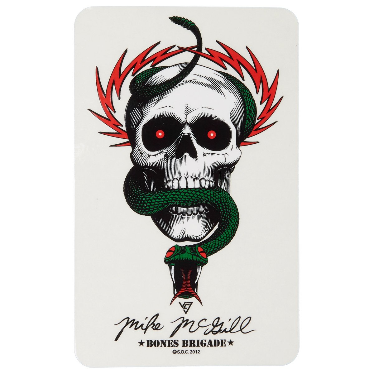 Bones Brigade Mike McGill Sticker - 6.00"