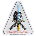 Powell-Peralta Ray Rodriguez Skull And Sword Sticker - 4.00"