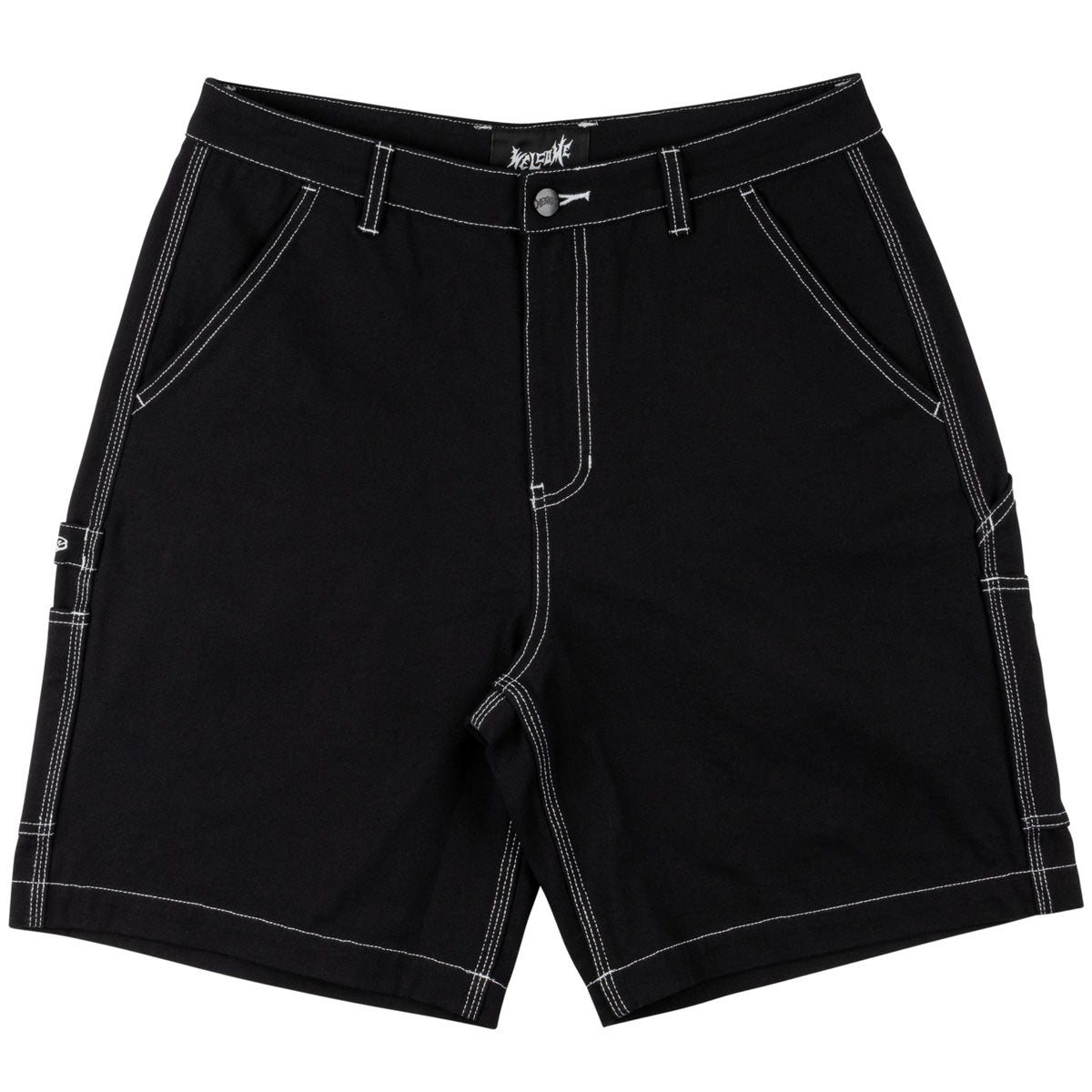 Welcome Brace Canvas Carpenter Shorts - Black