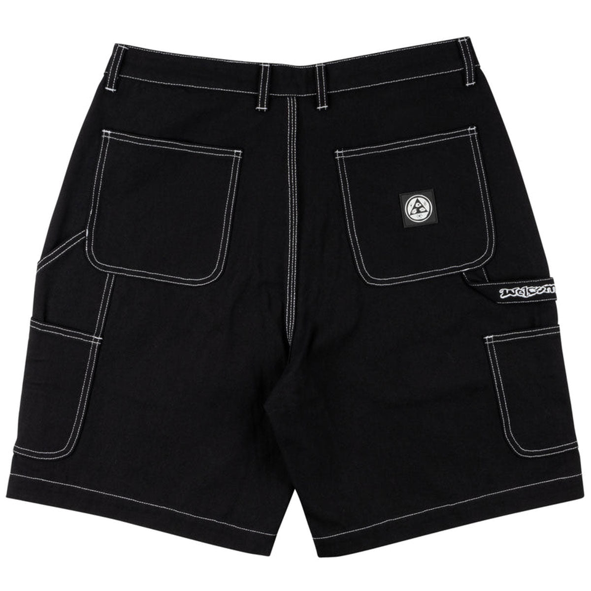 Welcome Brace Canvas Carpenter Shorts - Black