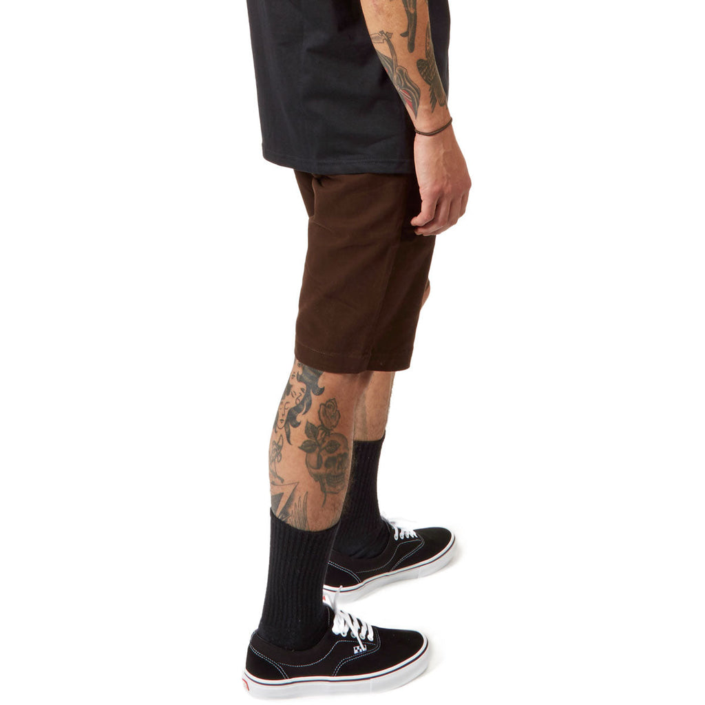 CCS Stretch Chino Shorts - Chocolate