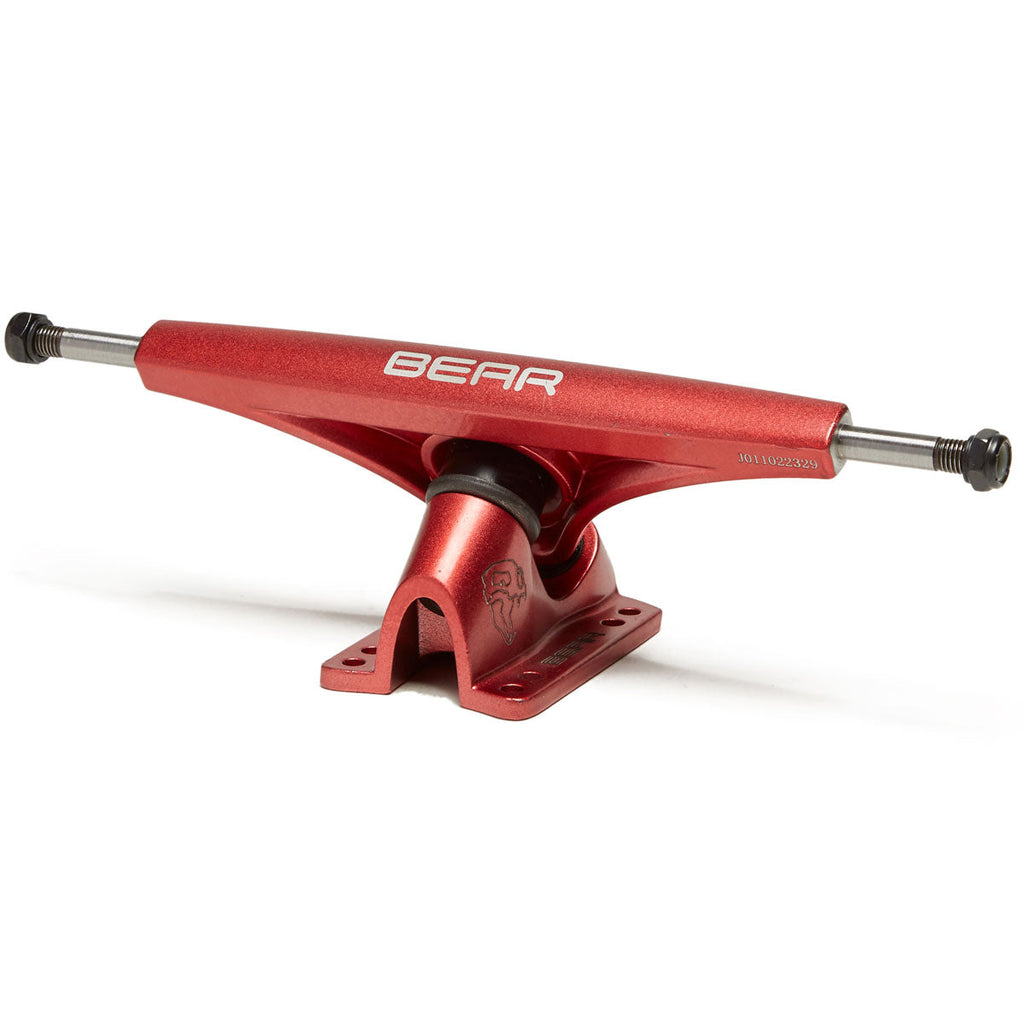 Bear Gen 6 50 Degree Longboard Trucks - Garnett Red - 180mm