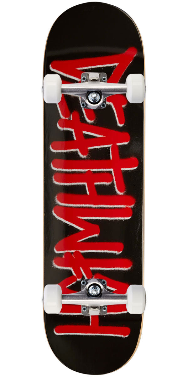 Deathwish Deathspray Skateboard Complete - Black/Red - 8.50"