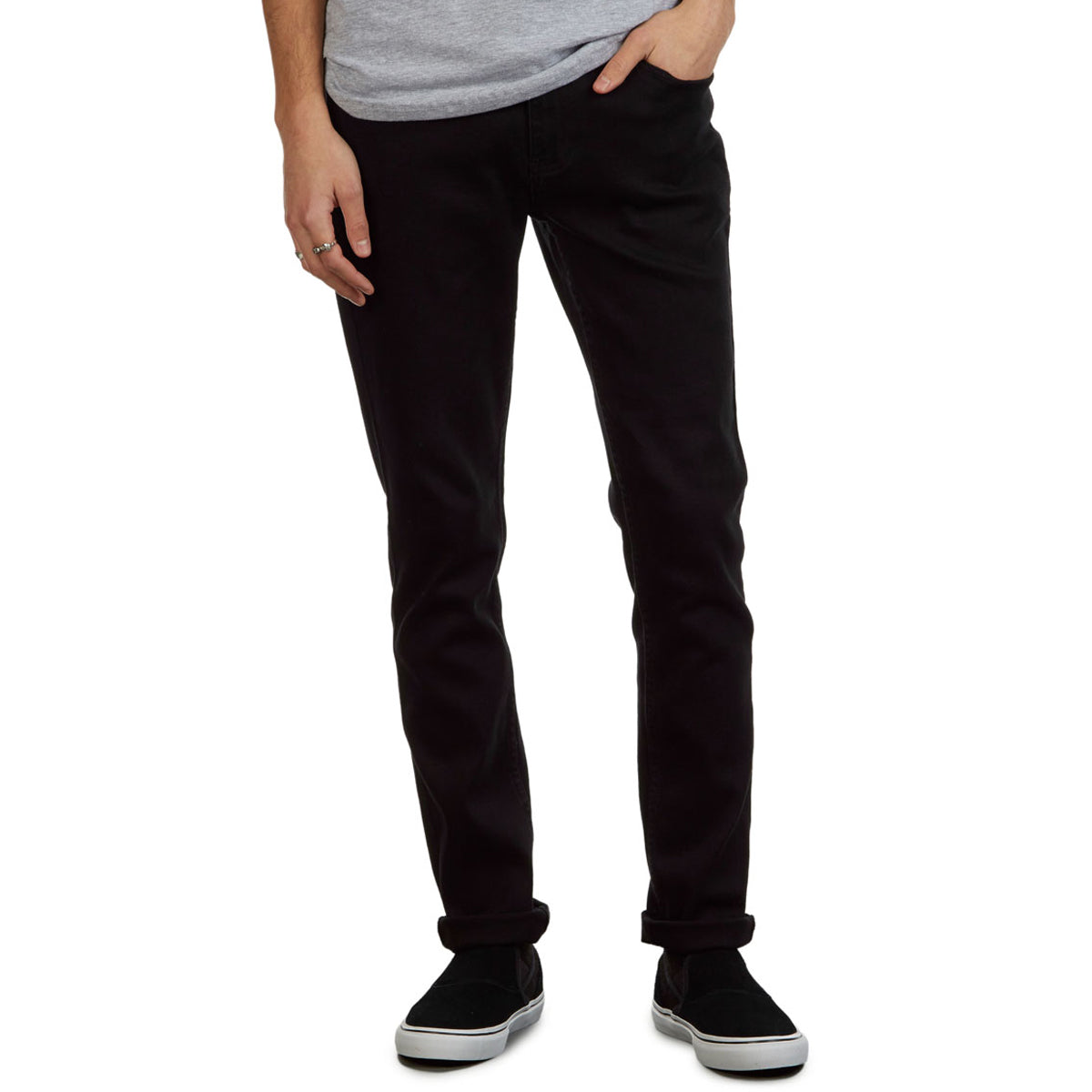 CCS Skinny Stretch Denim Jeans - 12oz Black