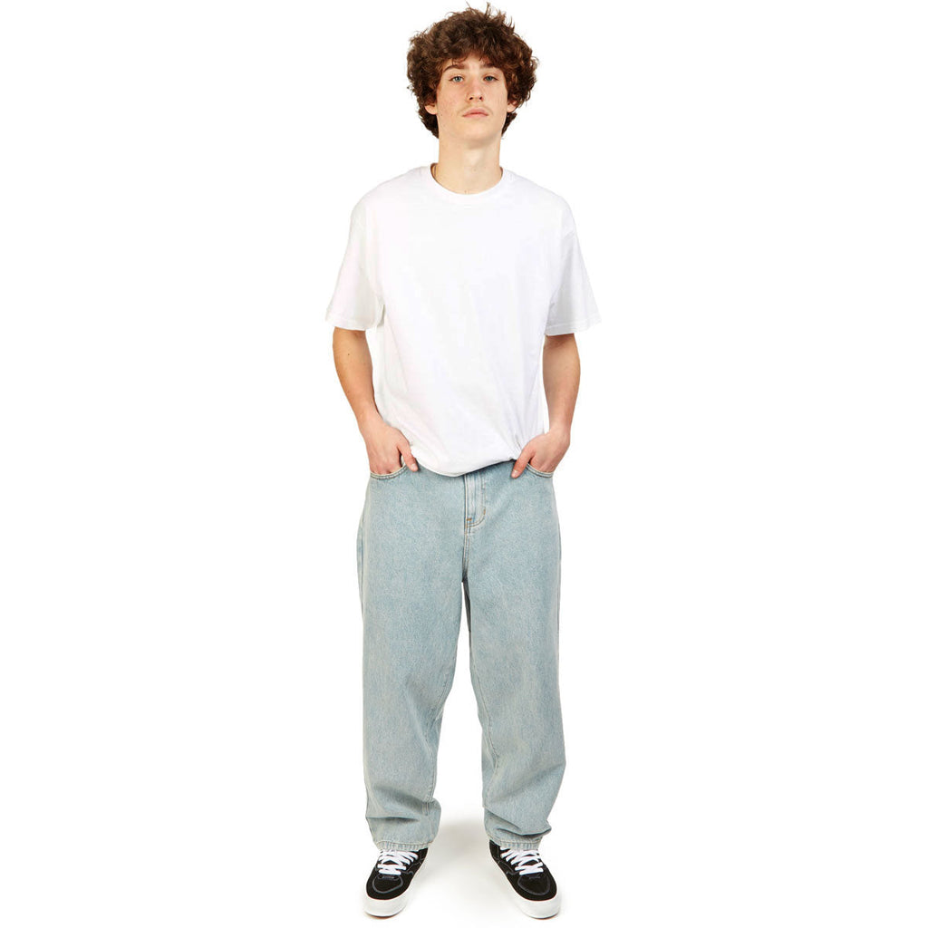 CCS Baggy Taper Denim Jeans - Light Wash