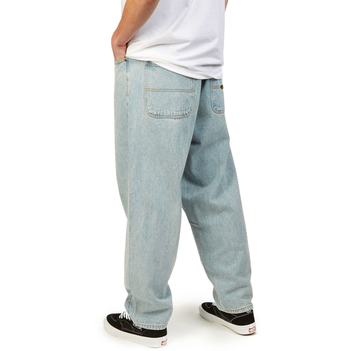 CCS Baggy Taper Denim Jeans - Light Wash