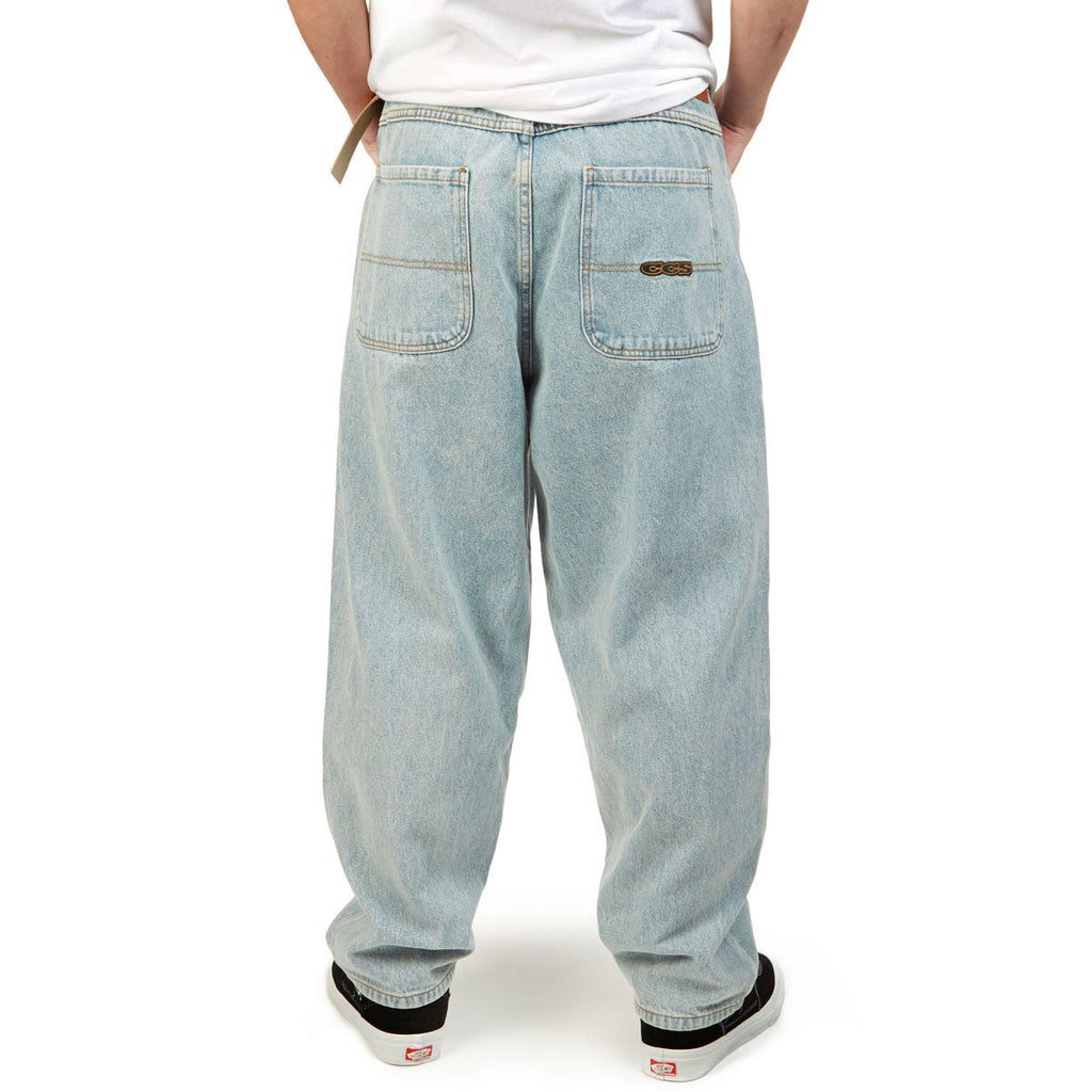 CCS Baggy Taper Denim Jeans - Light Wash