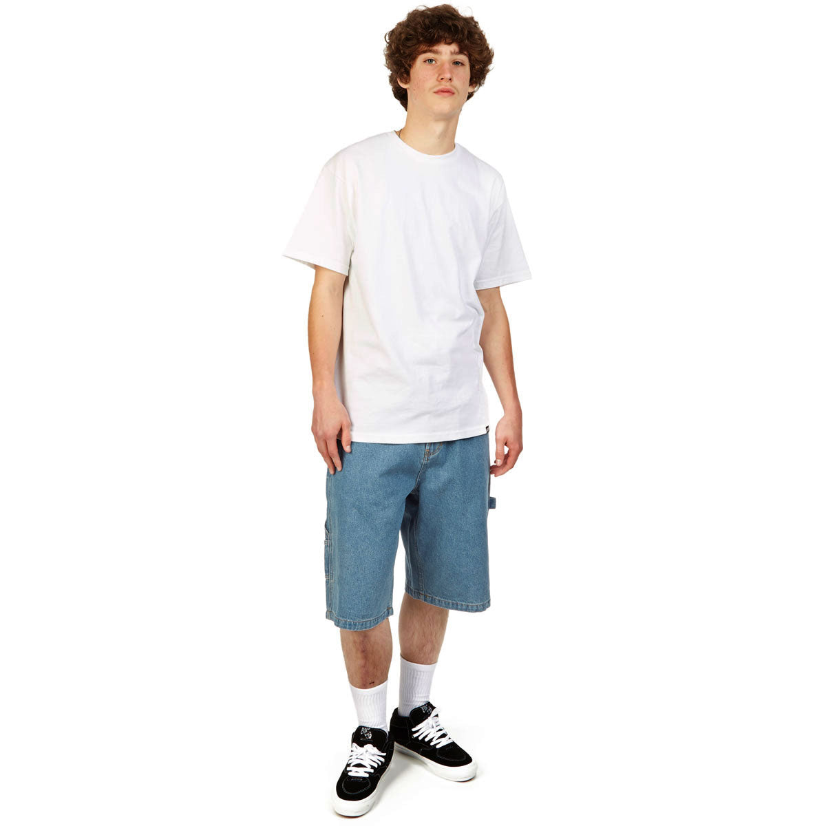 CCS Hammer Loop Jean Shorts - Medium Wash