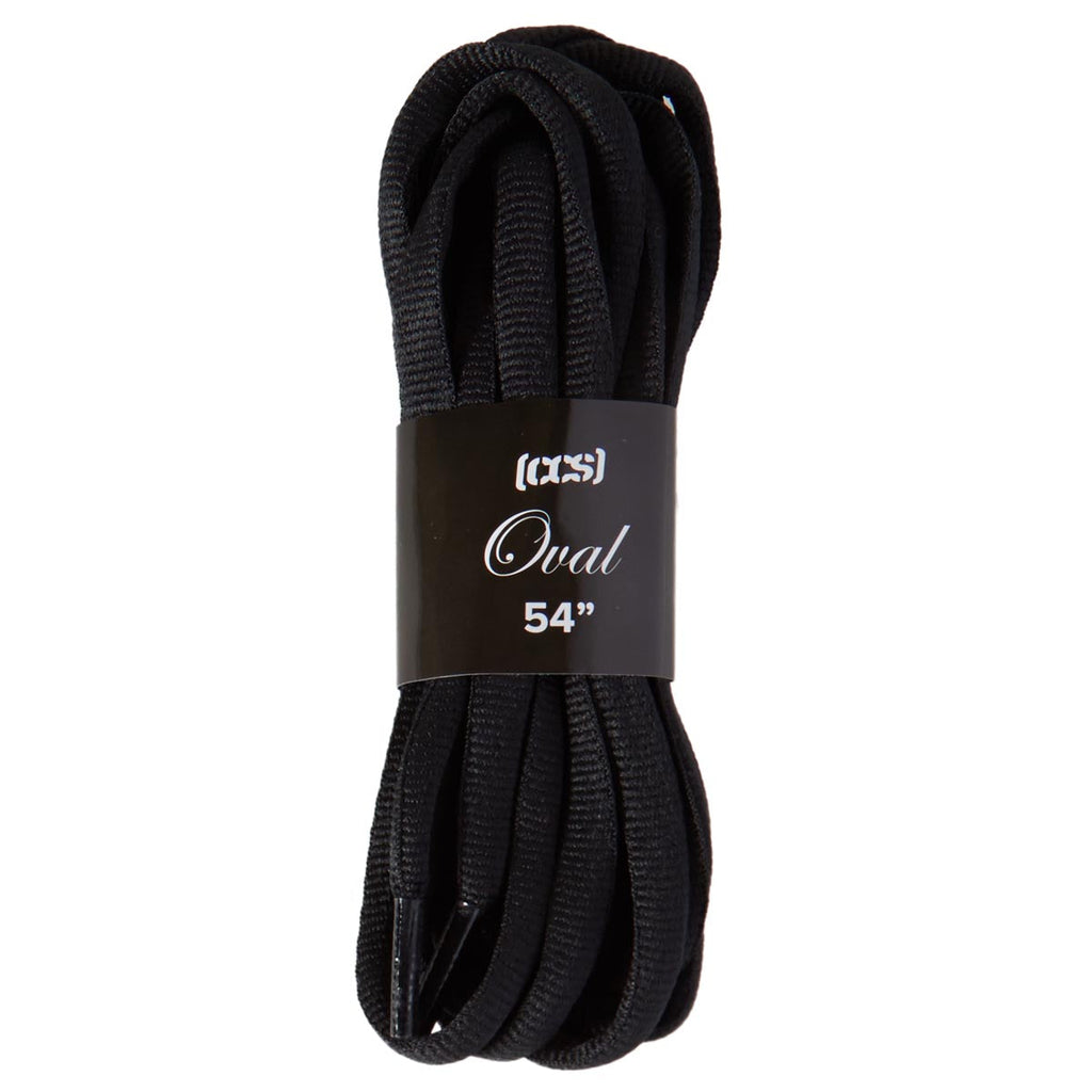 CCS Oval Shoelaces - Black
