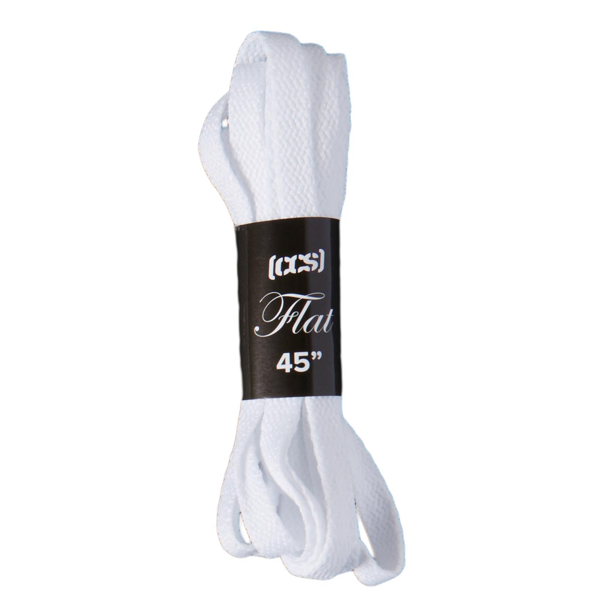 CCS Flat Shoelaces - White