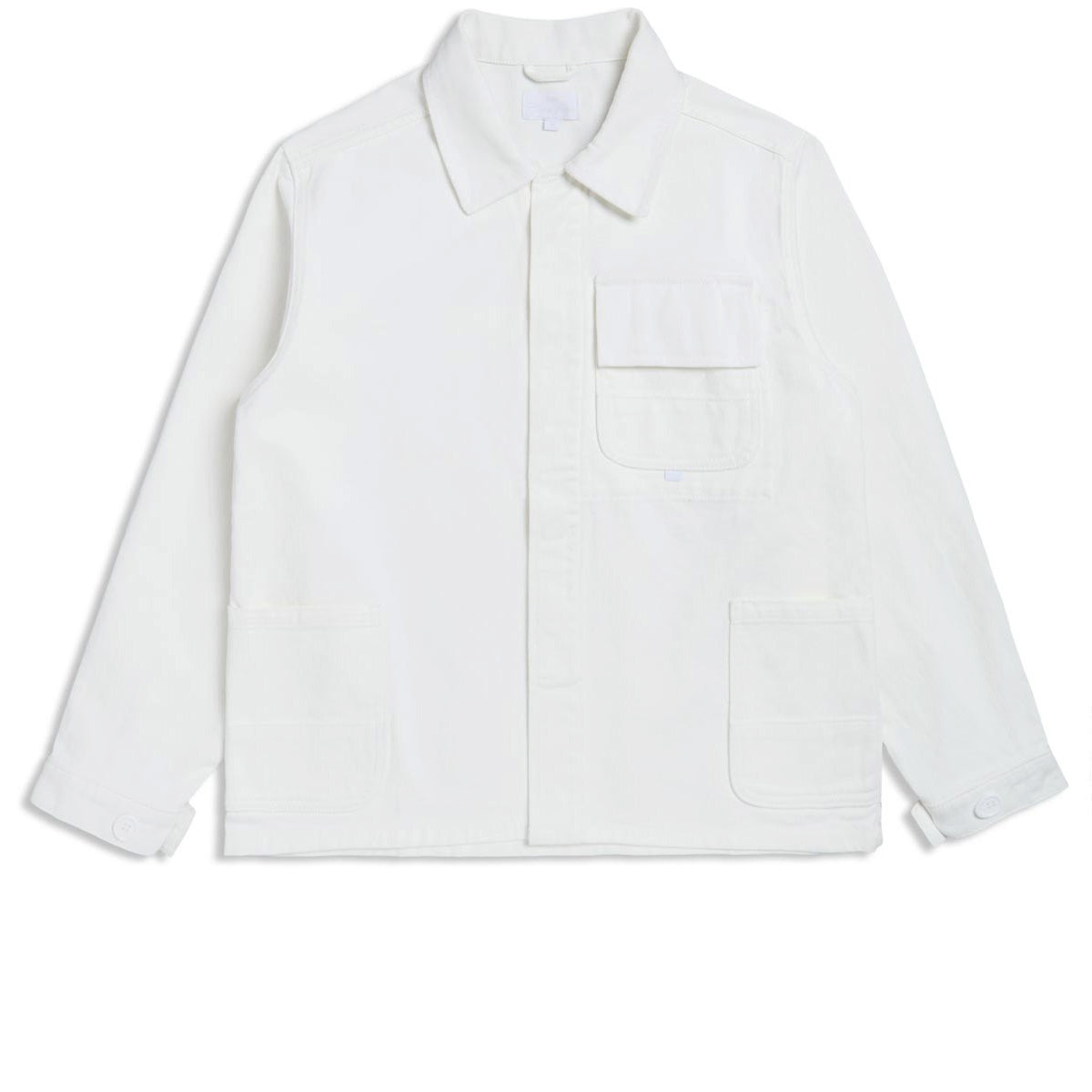 CCS French Cropped Chore Jacket - White