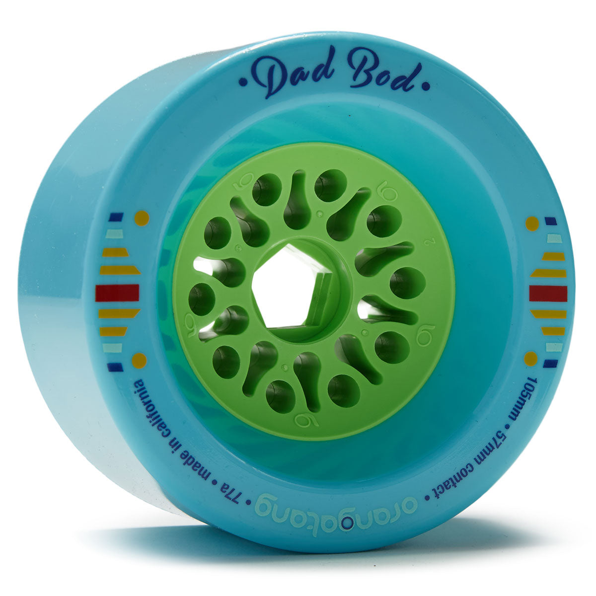 Orangatang Dad Bod 77a Longboard Wheels - Blue - 105mm