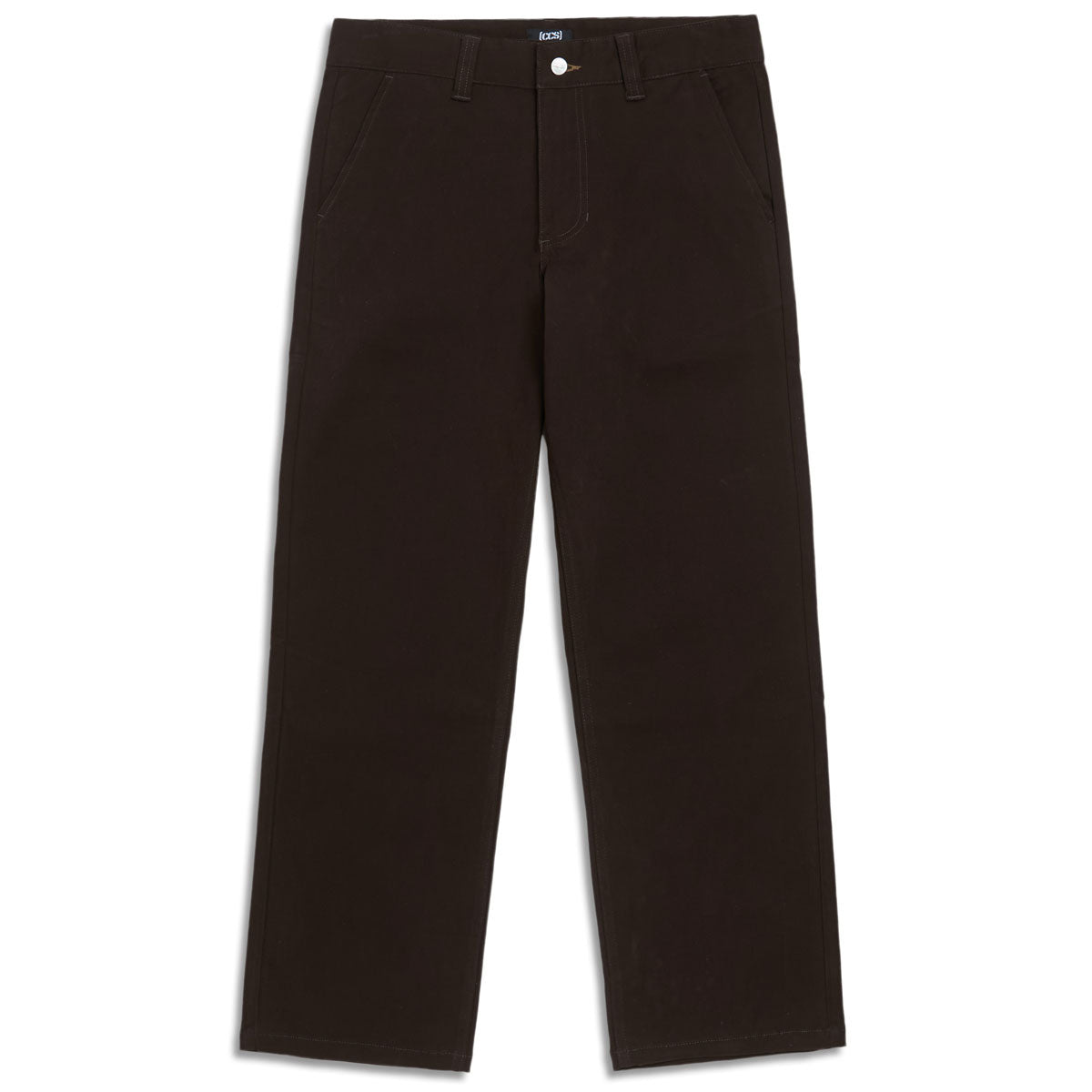 CCS Relaxed Stretch Chino Pants - Brown